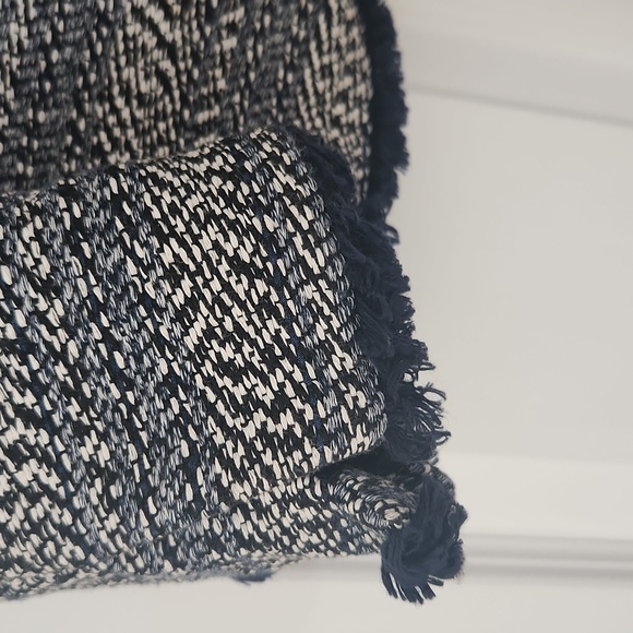 J.Crew Fringed Lady Jacket in Blue Size 4P - Picture 3 of 5